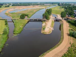 De nieuwe sluis bij Hardenberg