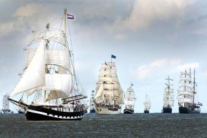 Tall ships at Delfsail